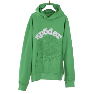 Sp5der Websuit Hoodie Green Replica