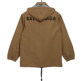Balenciaga Jacke mit Stehkragen und Buchstaben auf der Rückseite Reps