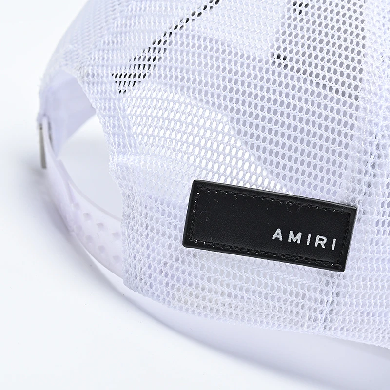 AMIRI Logo-Patch Cap Weiß TOP REPS