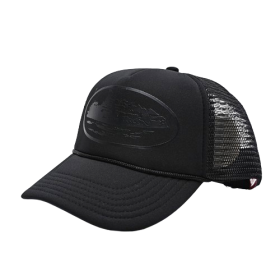 TOP Corteiz Alcatraz Trucker Hat All Black REPLICA